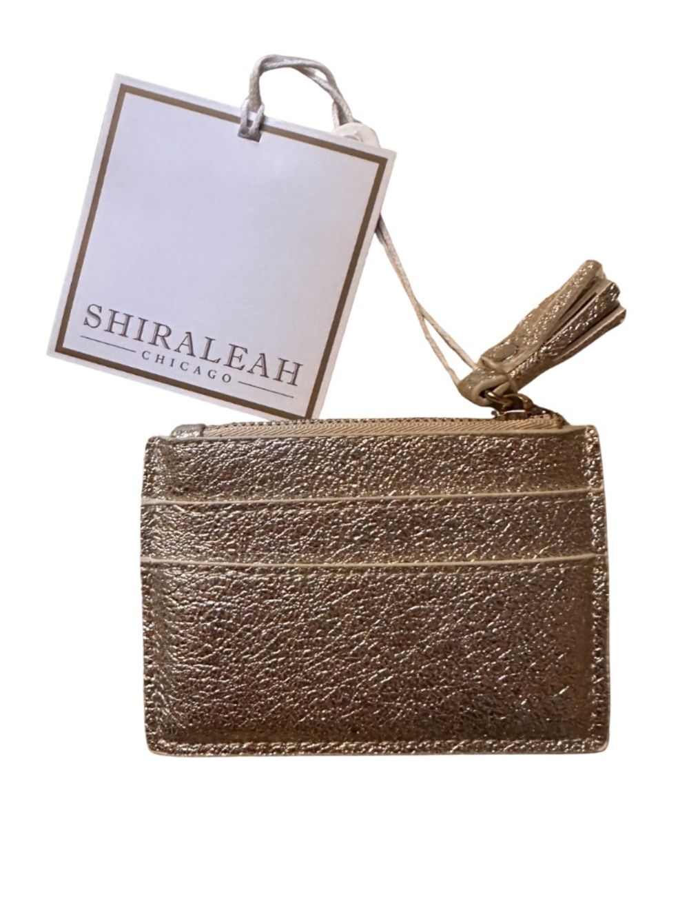 NEW Shiraleah Metallic Card Case